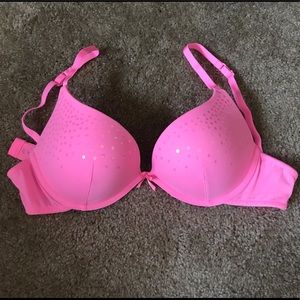 Bright Pink Bra